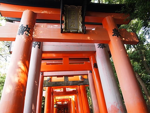 パワースポットで有名な伏見稲荷神社